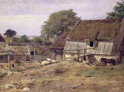 A Farmhouse in Sweden by Louis Gurlitt